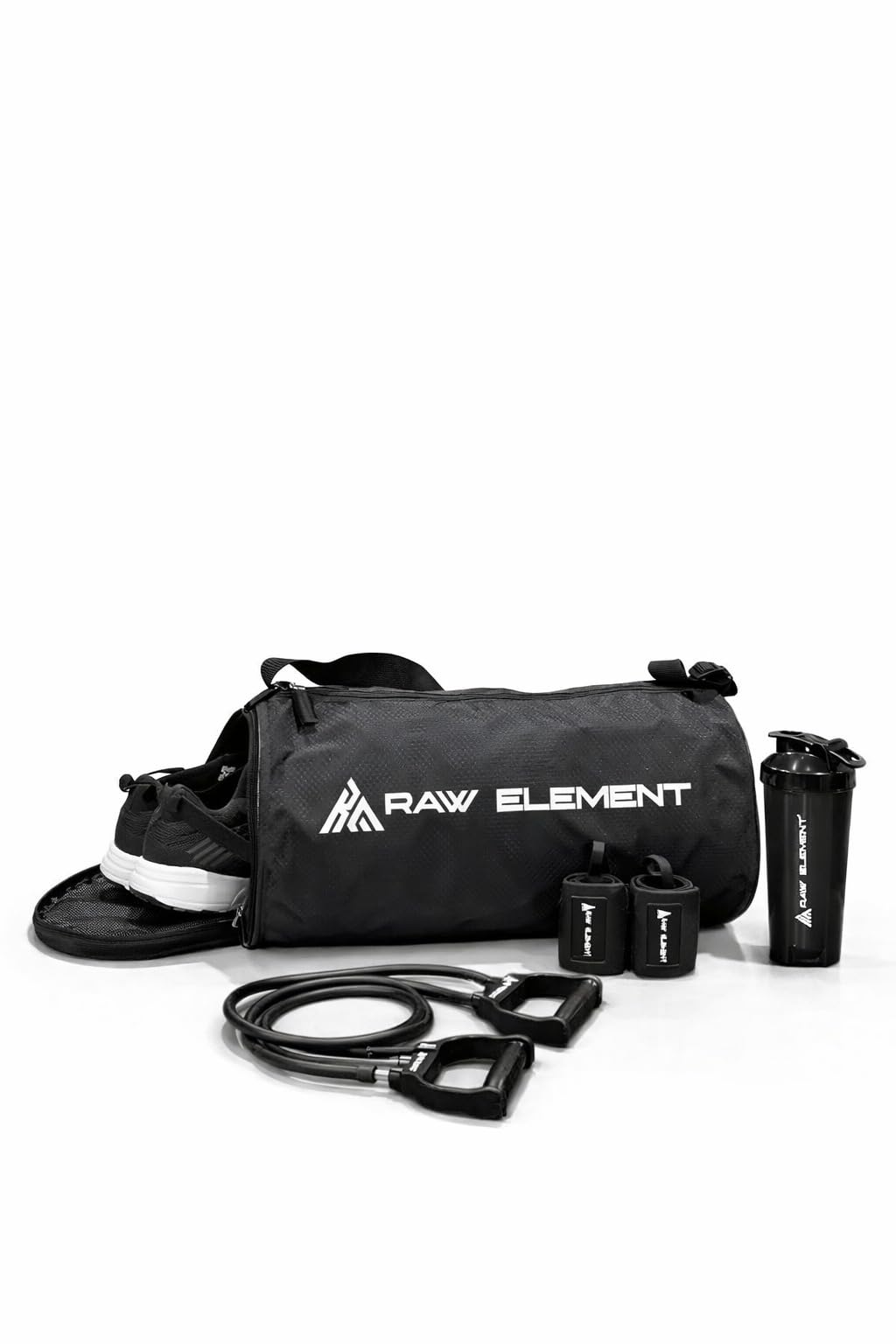 raw element Premium 4 in 1 Gym Combo Black Series (All Blackk)-picture-34