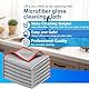 Mikrofasertücher,6 PCS Geschirrtücher,Fenstertuch Streifenfrei,Fusselfreies Poliertuch,Staubtücher Putztücher,Allzwecktücher Mikrofasern, Wiederverwendbare, 30 x 30 cm,für Jede Oberfläche Geeignete