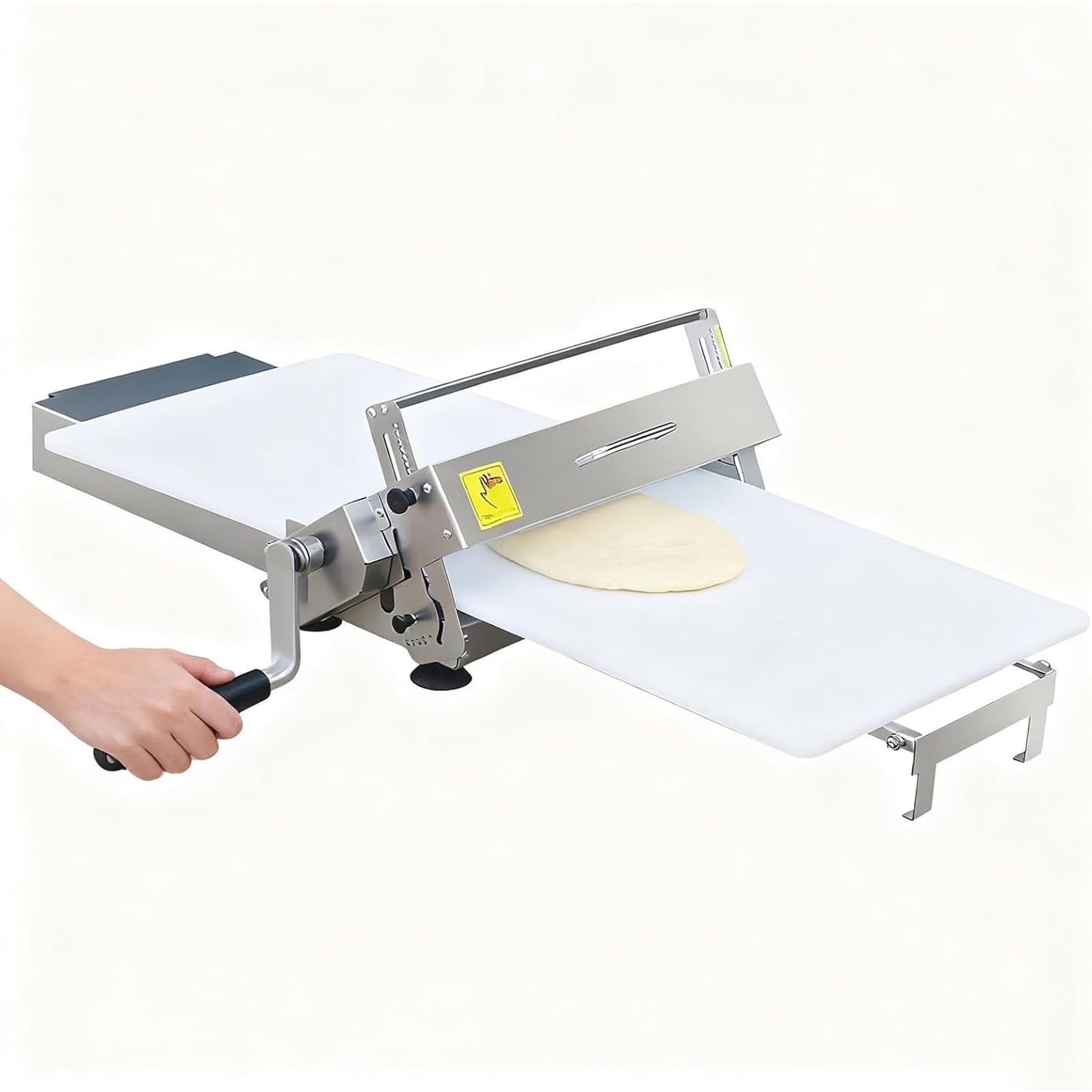 Teigblech, verstellbar, 0-25 mm, Edelstahl, für Pizza, Fudge-Kruste, Bäckerei