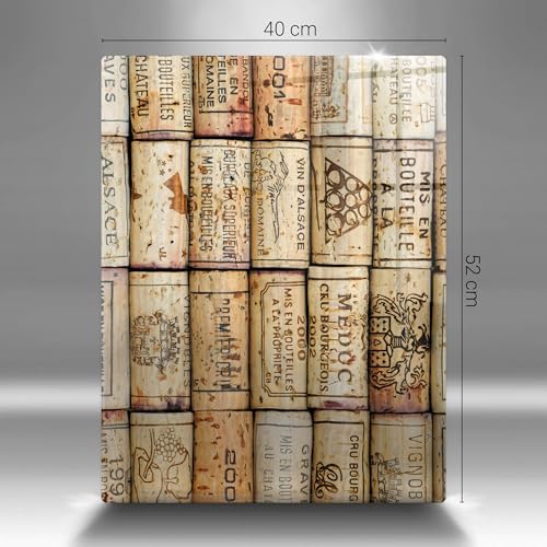 Planche de cuisson Wallfluent 40x52cm | Grand protège-plaque de cuisson en verre résistant - 7
