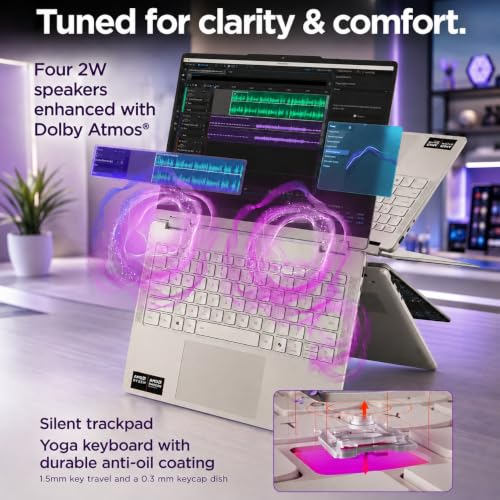 Lenovo Yoga 7a 16" 2-in-1 Touch Laptop, Ryzen AI 5 430, WUXGA IPS - image 6