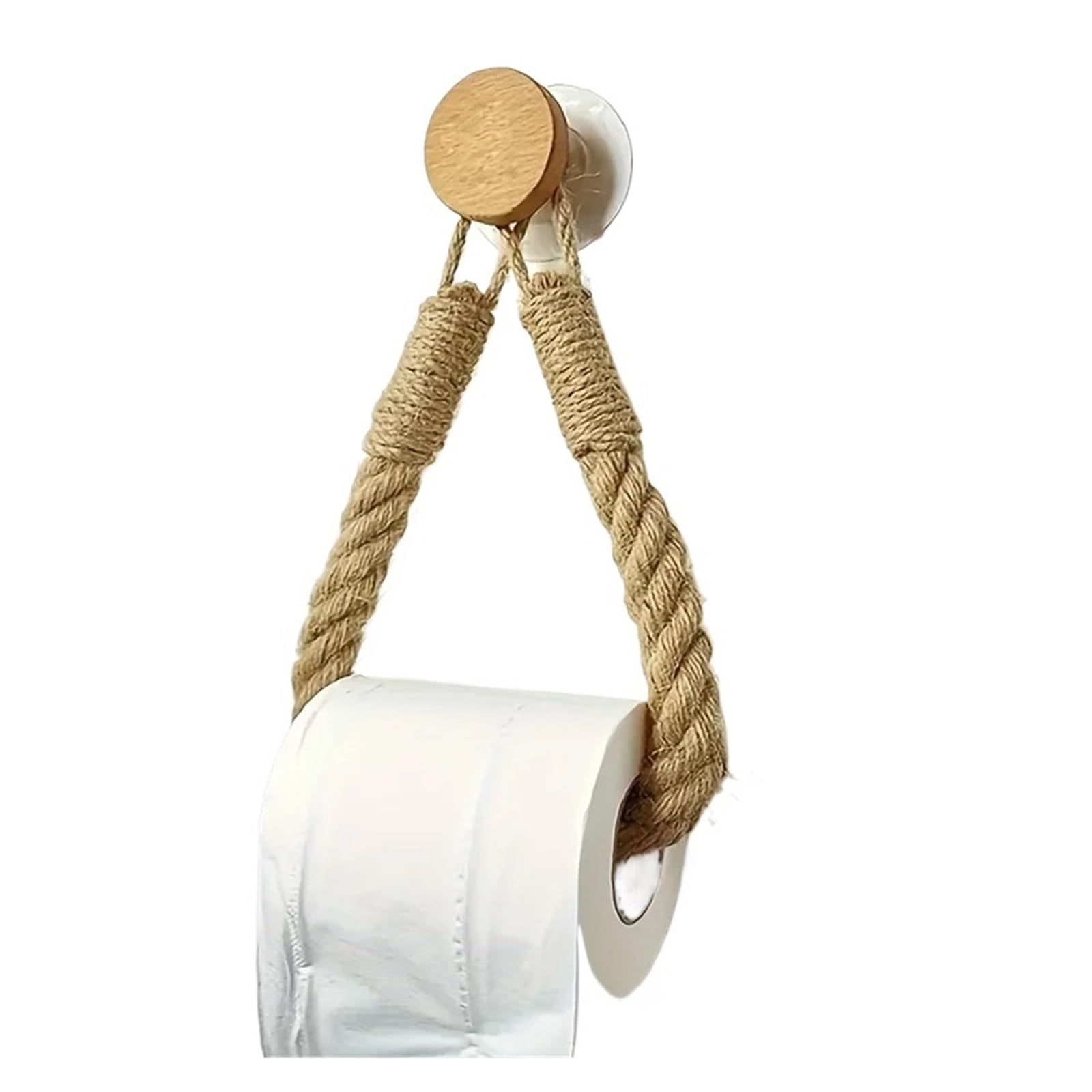 Rope Toilet Roll Holder Rustic Hemp Rope Toilet Paper Holder