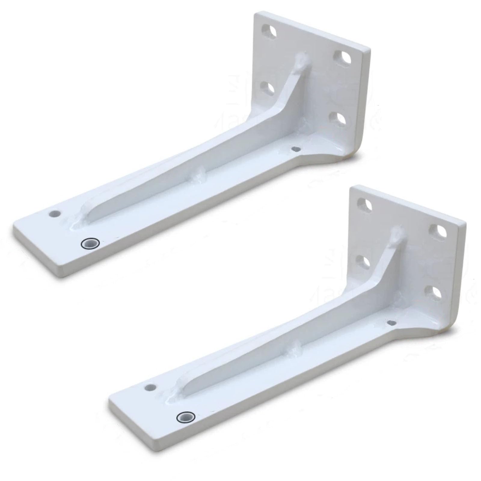 2X Staffe per Mensole Pieghevoli per Impieghi Gravosi, Staffe per Mensole per Impalcature ad Angolo Retto da 90°, Supporti per Mensole Montati a Parete, Staffe per Mensole Aperte Fai da Te, c