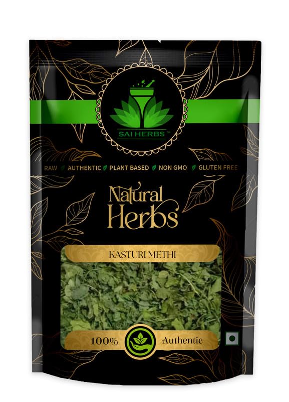 SAI HERBS Kasuri Methi | Dried Fenugreek Leaves | Aromatic Kasoori/Kasturi Methi Leaves | for Flavorful Cooking (50 Grams) (B0C92GGB5G) Amazon Price History, Amazon Price Tracker