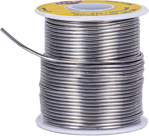 Image of DTS Made in USA Solder Wire Tin Lead 40 /60 Rosin Core 0.062-inch (1.6mm) on Spool, 1 pound | Soldering Wire for Electronics Repair and More (4)