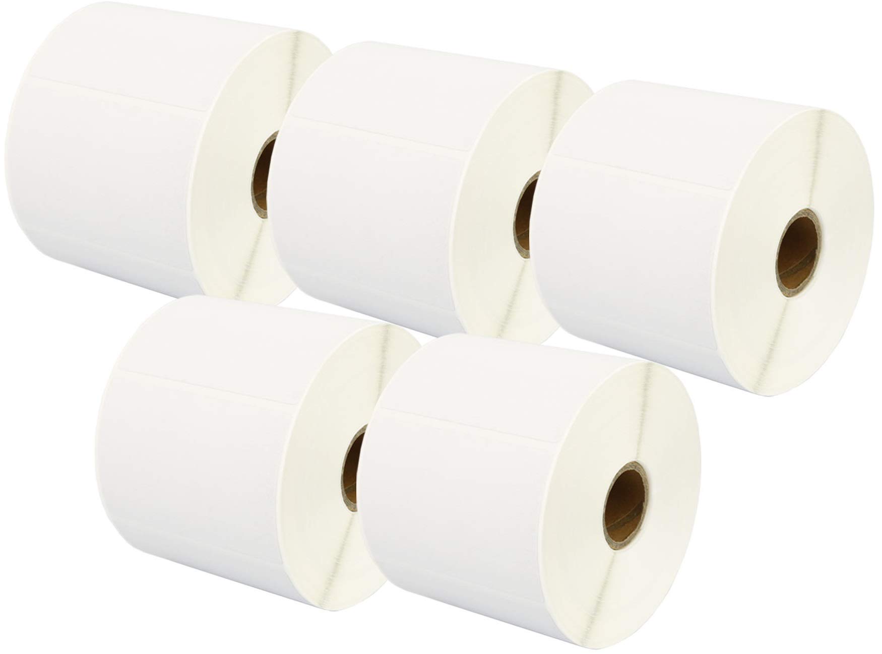 5 Rotoli 76mm x 51mm Etichette termica diretta compatibili per Zebra GK420d GK420t GC420d GX420d GX420t GC420t GX430t GT800 LP2844 TLP 2844 CL-S521 CL-S621 CL-S631 (1000 Etichette per Rotolo)