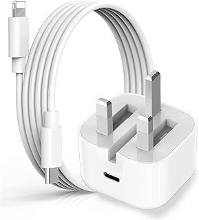 Unerder iPhone 20W USB C Fast Charger, USB C Fast Charger Plug 20W and 1M iPhone USB C Charger Cable Compatible with iPhone 14 13 12 11 Pro Max Mini X XR Xs/X/8 Plus/iPad