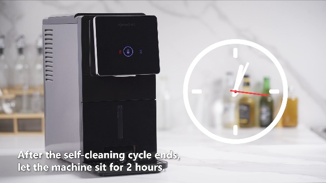 Image of CyberChill Nugget Ice Maker Dispenser, 40lbs Per Day Countertop Pebble Ice Machine with Touch Free Ice Dispensing, Self-Cleaning, Chewable Sonic Ice for Home, Kitchen, Office