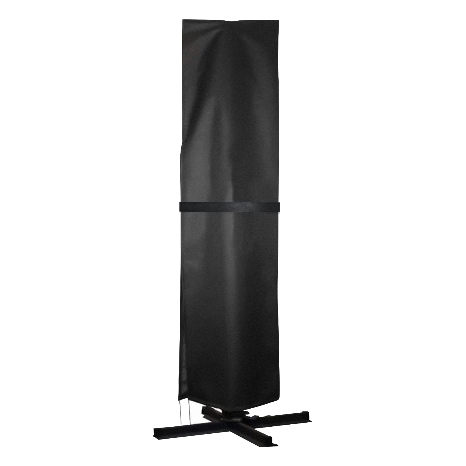 Housse Parasol Déporté Oxford 420D Raword | Imperméable 2.7-3.4m | Noir | Avec Mât Télescopique
