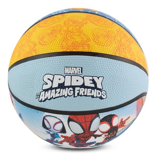 Hy-Pro Offiziell Lizenzierter Spidey und Seine Super-Freunde Mini Fußball Große 3 - Marvel Superhelden-Design - Trainingsball fur Draußen & Garten - Fußball klein