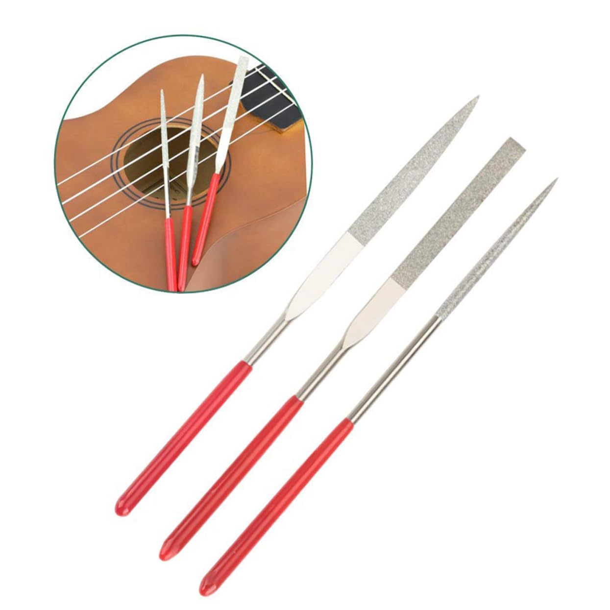 1 juego Herramientas de y Reparación de con Organizador de Cuerdas y Regla de Medición Kit Completo para Limpieza Instrumentos Musicales