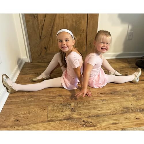 Stelle Girls Dress Shoes Toddler White Flower Girl Low Heels Mary Jane Flat for School Uniform Wedding(Little/Big Kid)2