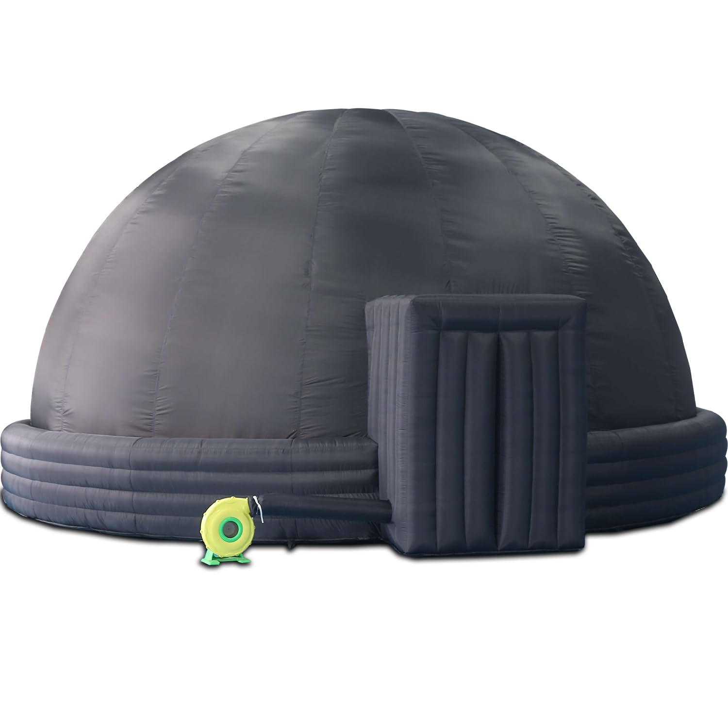 SAYOK Portable Inflatable Planetarium Projection Dome Tent Mobile Dome Theater with Air Blower and PVC Floor Mat for Education Platform, Schools, Museums, Science Centers Events(Black, 7m/23ft)