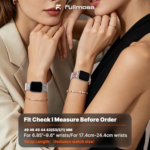 Image of Fullmosa Magnetic Knot Braided Nylon Strap for Apple Watch 42 44 45 46 49mm