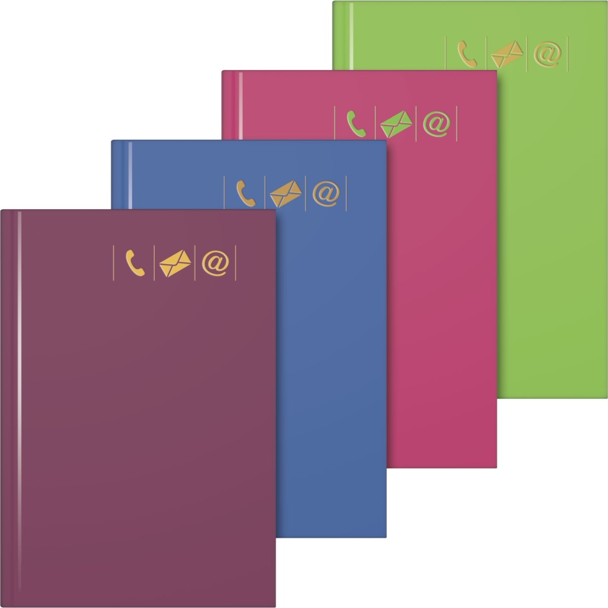 Baier schneider-annuaire téléphonique a5-&-mappe, points, 1150–carnet d'adresses-couverture résistante en b