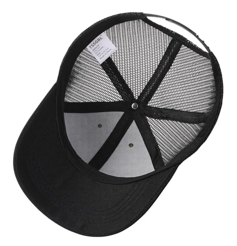 Image of TSSGBL M, L, XL, XXL Snapback Trucker Hats Baseball Caps Adjustable Blank Mesh Back Ball Caps for Men Women