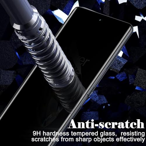 Image of DPJ Tempered Glass for iPhone 12 Pro Max (6.7 Inch) With Installation Kit | Military-Grade Screen Protector | Edge to Edge Coverage |9H Hardness |Bubble-Free | Case Friendly | Pack of 1 [Privacy]