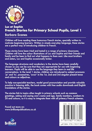 Luc et Sophie French Stories for Primary School Pupils, Level 1: 7 Specially Written Short Stories for Beginning Learners (French Edition) - Image 2