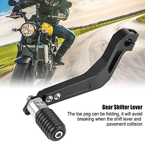 Suuonee Gear Shifter Lever, Motorcycle Adjustable Brake Gear Shifter Shift Pedal Lever for F800GS ADV 13-17