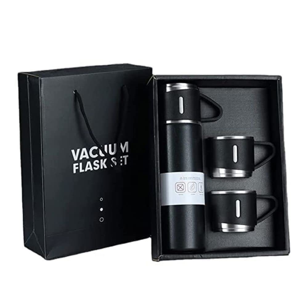 A. SHARIF™ 500ML Double Wall Stainless Steel Thermo Vacuum Insulated Bottle Water Flask Gift Set with Two Cups Hot & Cold | Assorted Color | Diwali Gifts for Employees | Corporate Gift Items (B0BVWG1XTV) Amazon Price History, Amazon Price Tracker