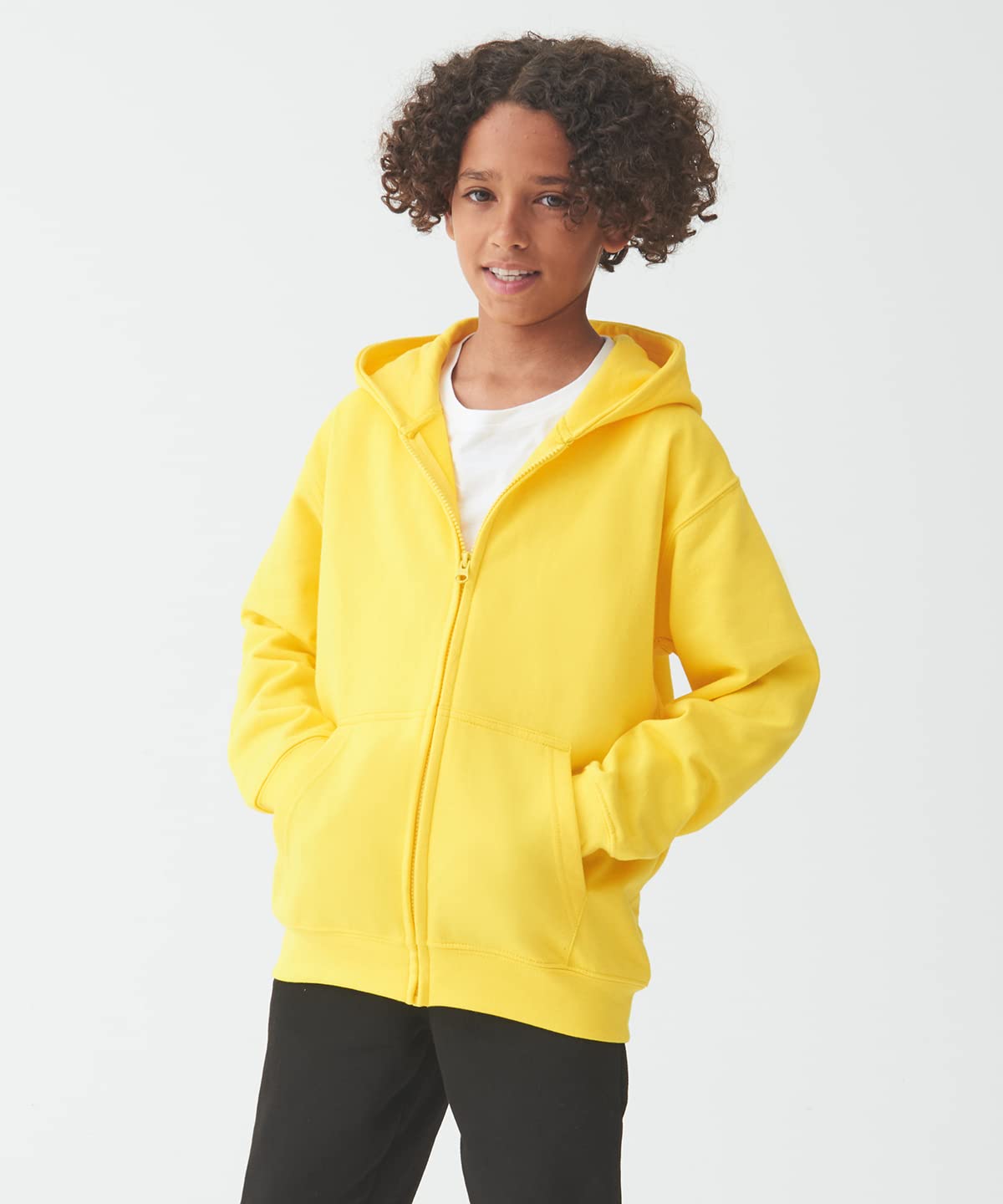 COOZO Unisexo Niños Sudadera con Capucha Y Cremallera
