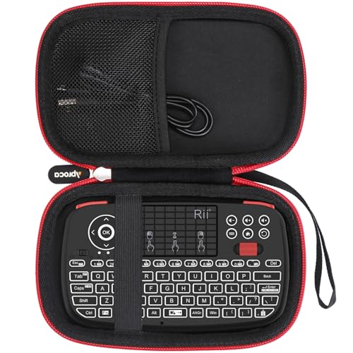 Aproca Case Compatible with Rii i4 Mini Bluetooth Keyboard, Storage Portable Bag for Accessories...