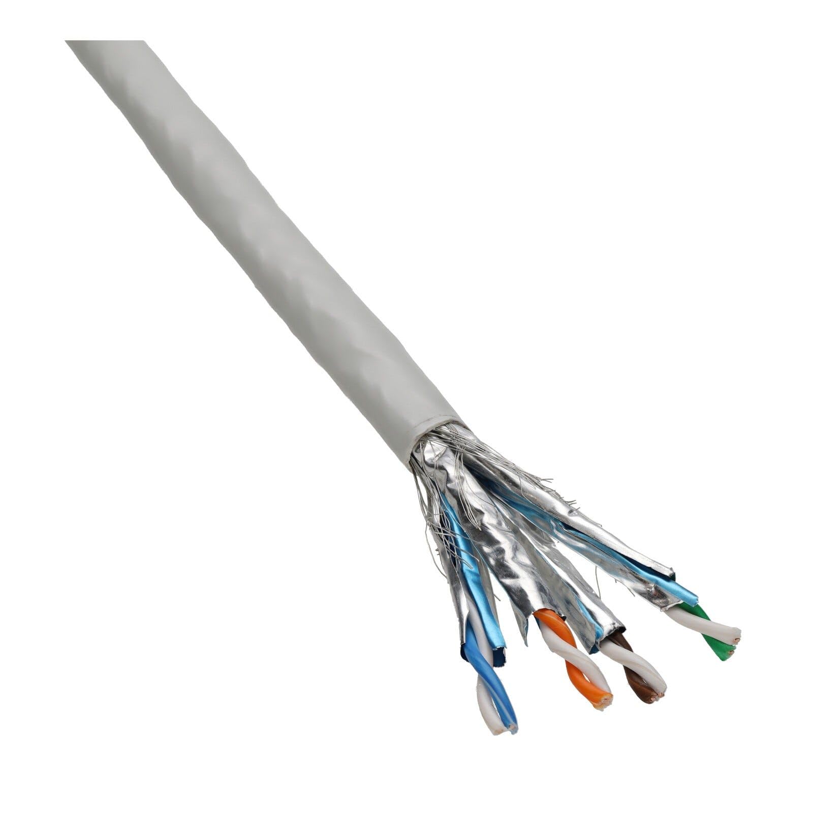kenable CAT7 UTP RAME Ethernet S/FTP - Avvolgicavo di rete, 100 m, colore: Grigio [100 metri]