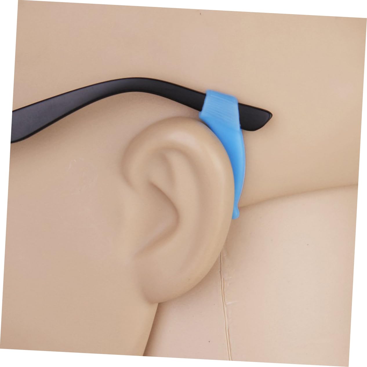 NOLITOY Pair Eyeglass Temple Tip Eyeglass Sleeve Retainer Ear Hooks for Earbuds Glasses Retainers Hook Sunglasses Round Eyeglasses Round Retainer Anti Slip Ear Hook Anti-Skid Frame