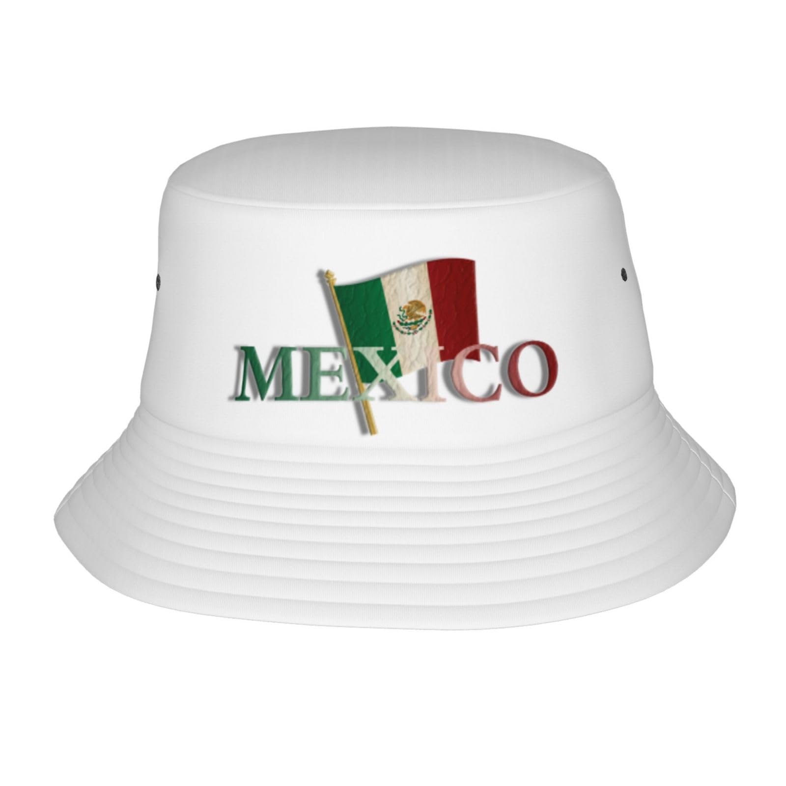 Mexico Fisherman Hat for Women Men Mexico Sun Hat Flag Caps Mexican Bucket Hat