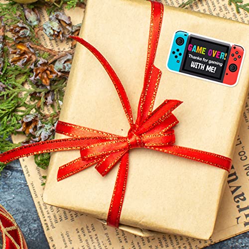 Video Game Party Thank You Sticker Labels, Great For Party Favors, Envelope Seals & Goodie Bags（54 Count） #TOP4