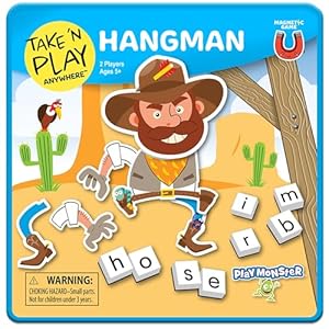 Playmonster Gra Magnetyczny Wisielec Podróżna Kieszonkowa