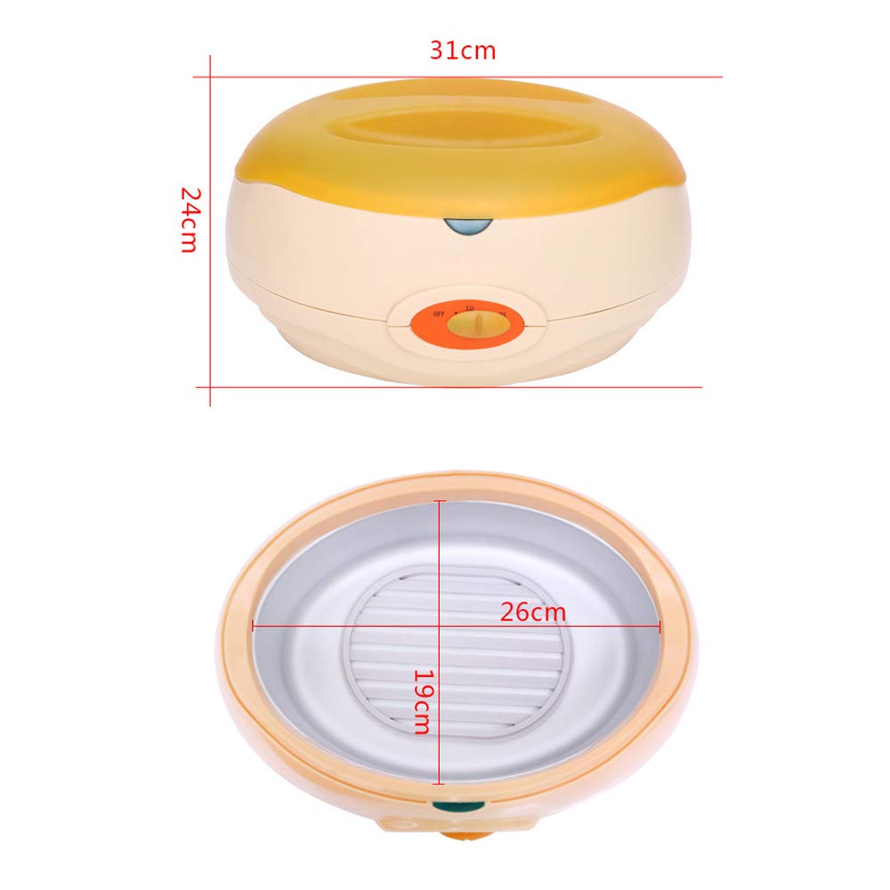 LYY più Caldo di Cera paraffinica, paraffina Macchina, Bagno di paraffina a Riscaldamento rapido per Mani e Piedi, idratare e rinnovare la Pelle con paraffina Rose Wax, 2700ml