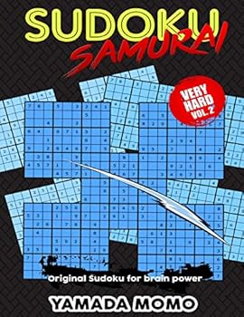 Paperback Sudoku Samurai Very Hard: Original Sudoku For Brain Power Vol. 2: Include 100 Puzzles Sudoku Samurai Very Hard Level Book