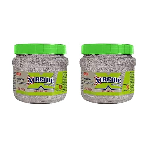 Wetline Xtreme Professional Extra Hold Wet Line - Gel para peinar con línea húmeda, 15.72 onzas, juego de 2