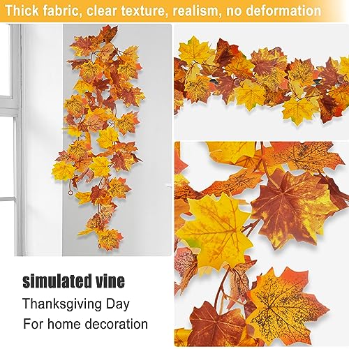 ROLLWAY 2 Pezzi Ghirlanda Autunnale d'acero