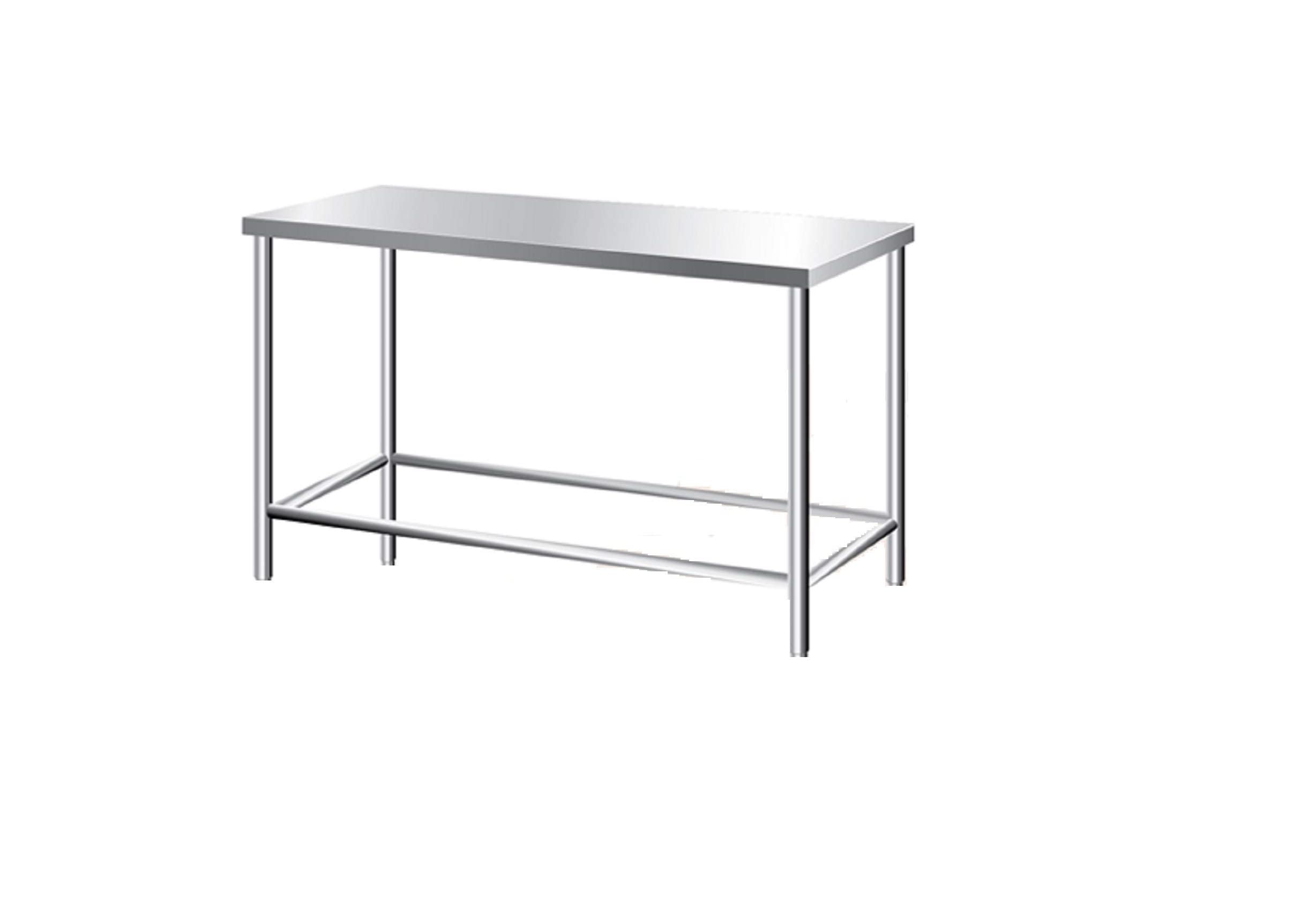 DG DEXAGLOBAL Beauty Stainless Steel Heavy Table 45" x 26" x 34" Inches LxBxH 5 Year Manufacturing Warranty