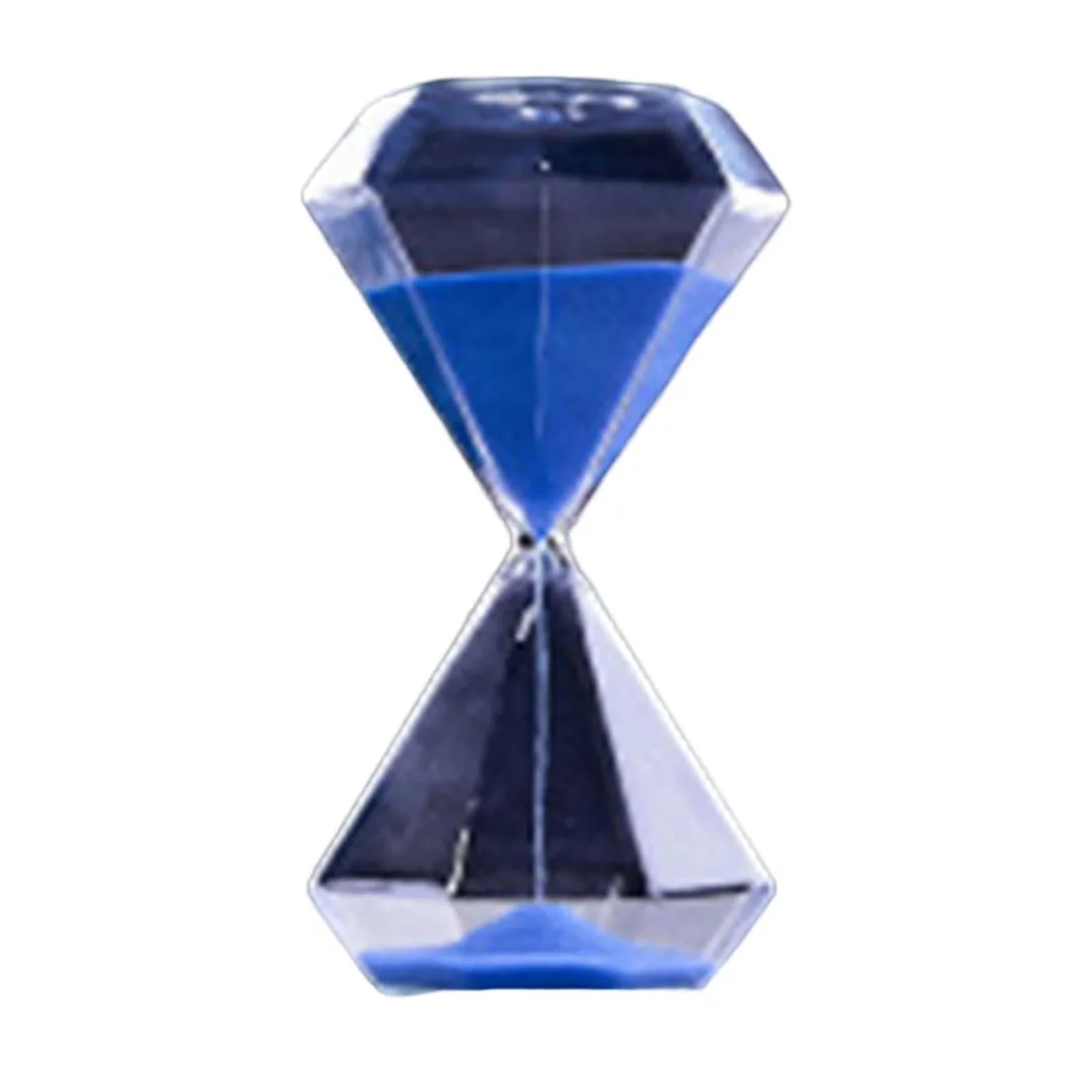 Zegar klepsydrowy, Zegar piaskowy z klepsydrą Wielokolorowy zegar w kształcie diamentu 5 15 30 min(Blue,15min)