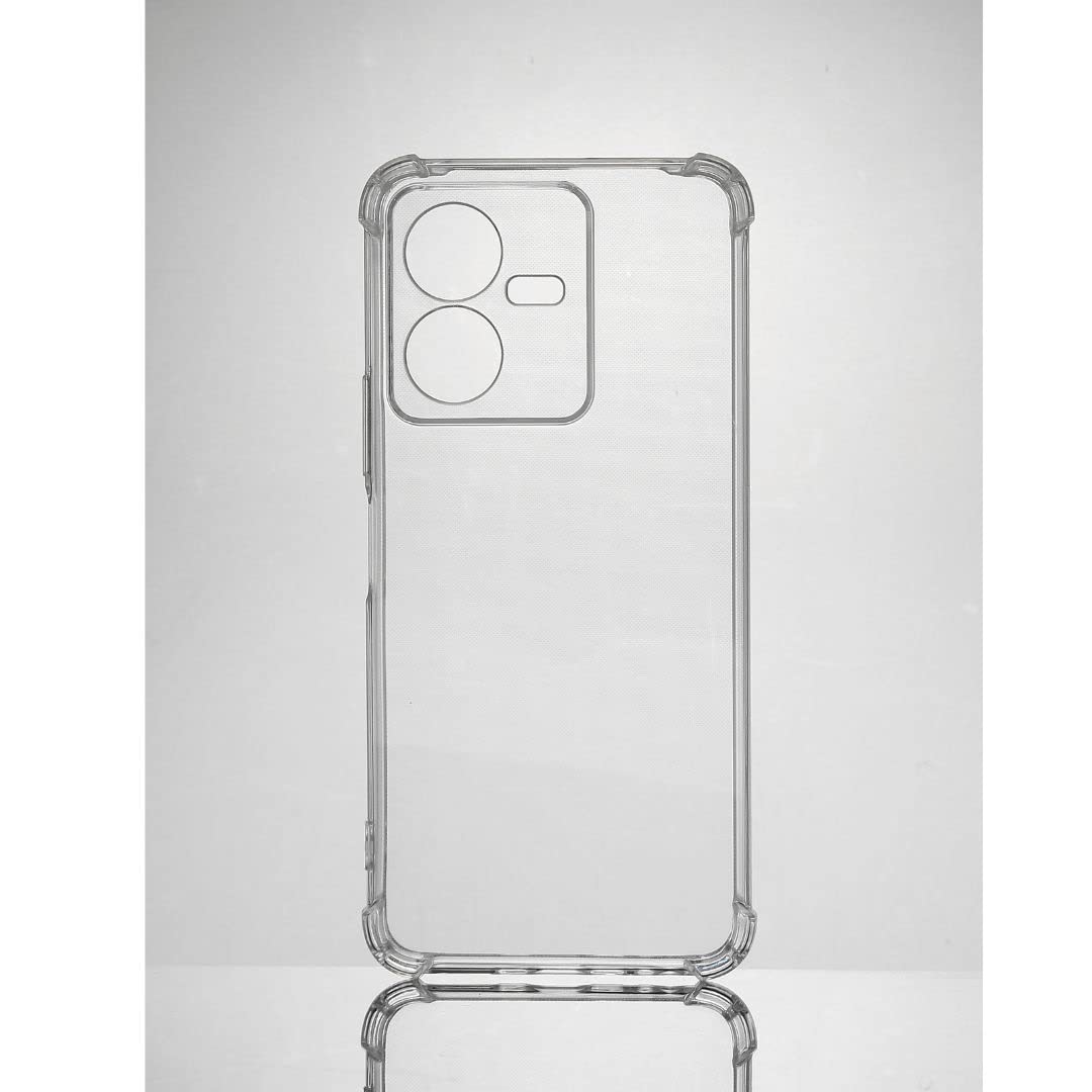 WE Vivo Y22 / Y22S - Custodia protettiva trasparente, anti-urto, ultra resistente, semi-rigida, aspetto del telefono conservato