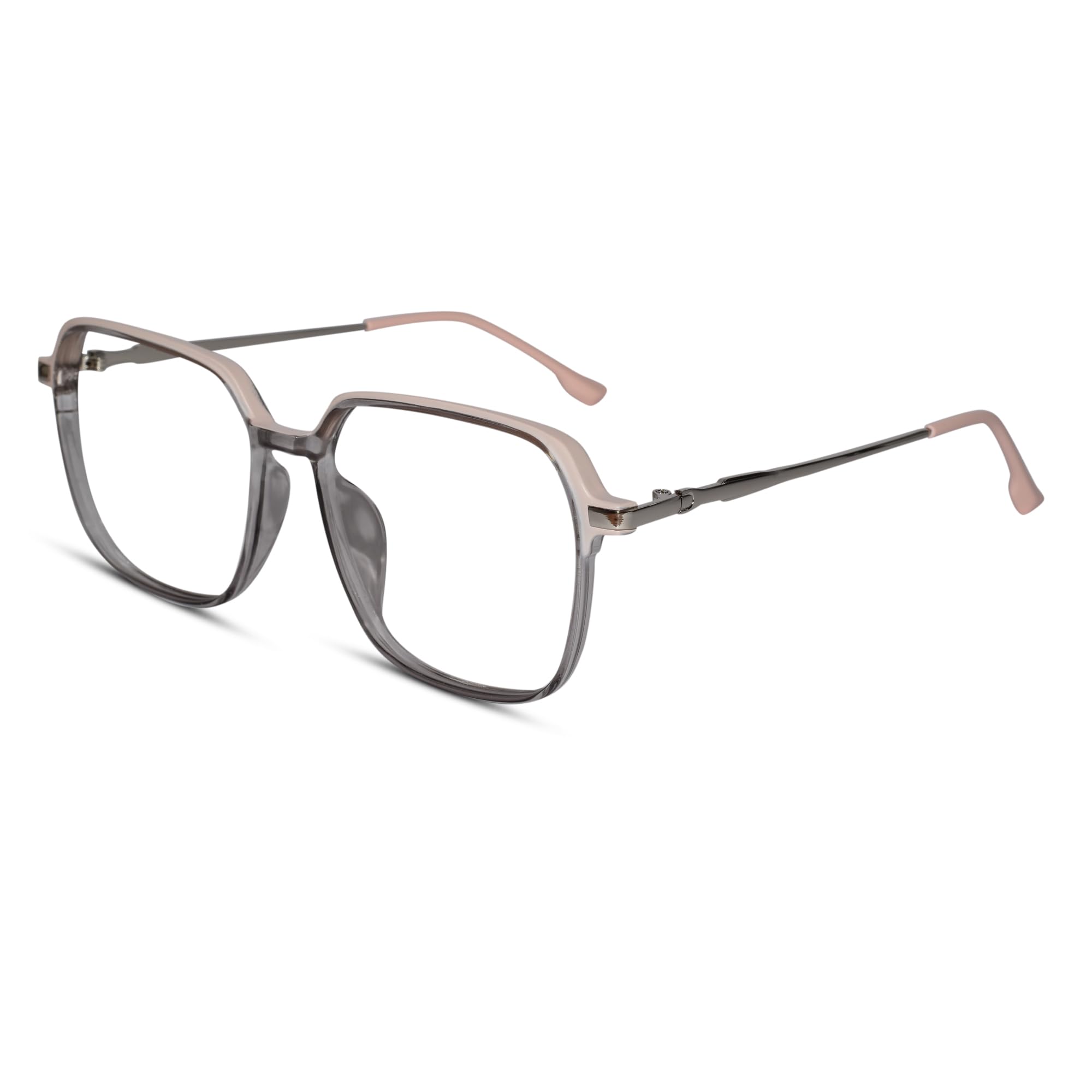LensKandy Oversized Sqaure shape Computer glasses for eye protection for Women | Pink | 9329 (B0D4HY6PY3) Amazon Price History, Amazon Price Tracker