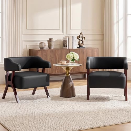 STHOUYN Mid-Century Modern Barrel Chair