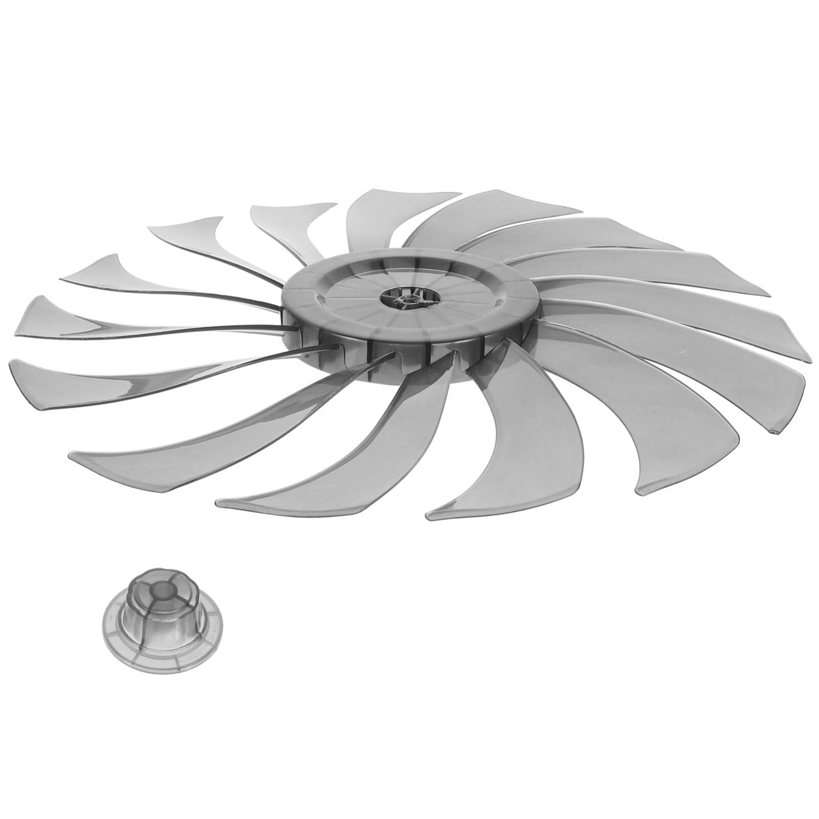 DOITOOL Pale di ricambio per ventola da 14 pollici in plastica universale, 15 fogli, pale per ventole elettriche, ventilatore a pavimento, accessori ventole in plastica