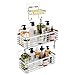 Oriware Adhesivo Estantes Cesta para Ducha Estanteria Organizador Baño SUS304 Acero Inoxidable Sin Taladro - 3 Piezas