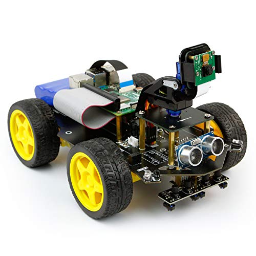 Yahboom Raspberry Pi Smart Robot Car AI Starter Kit with FPV - Want It All