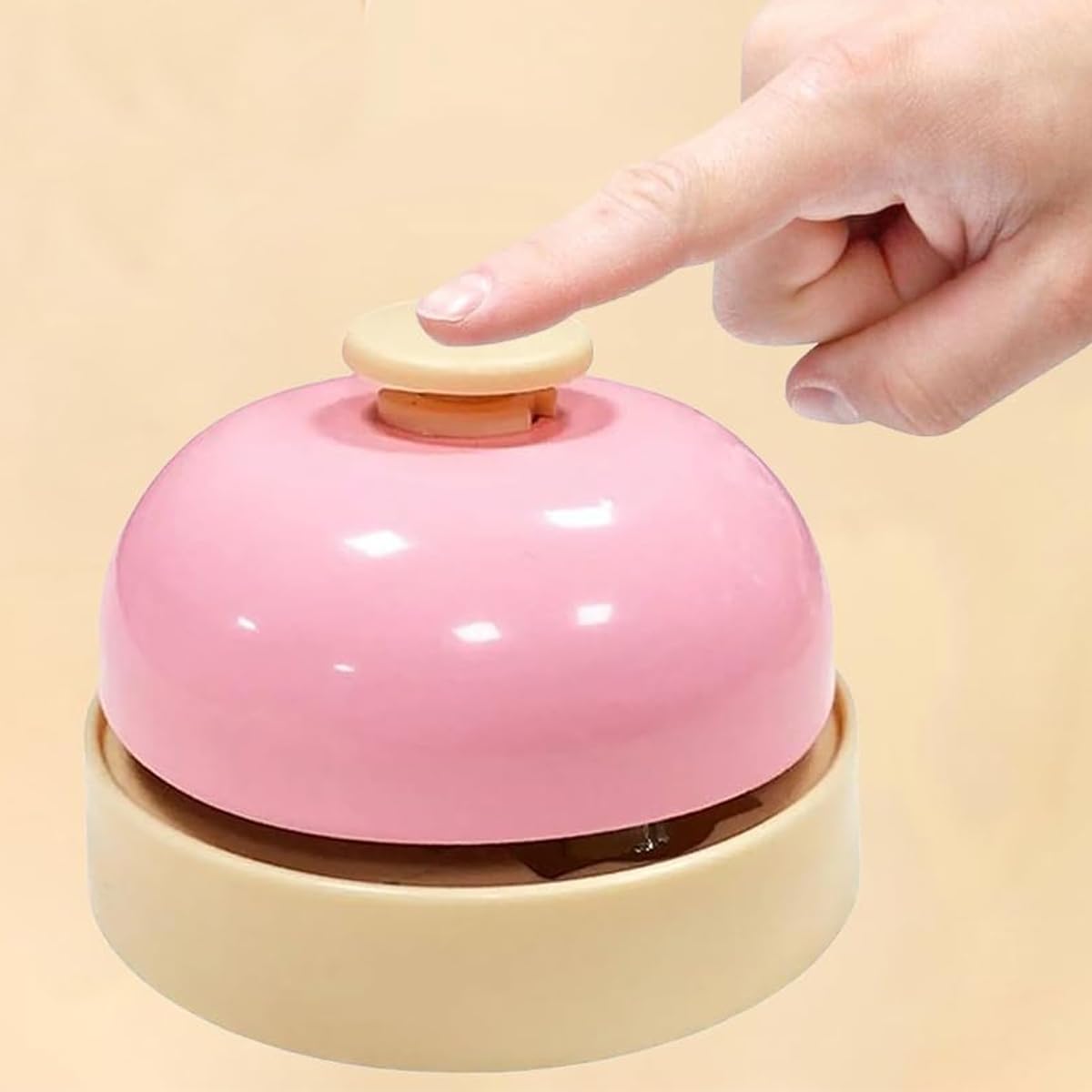Set di 3 campanelli da Tavolo, campanelli da addestramento, campanelli di Chiamata per Hotel, Bar, ristoranti, cucine, scuole, Sale ricevimenti, addestramento Animali Domestici