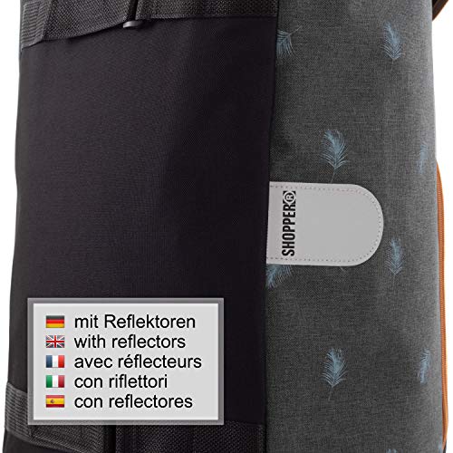 Andersen Shopper Alu Star höhenverstellbar mit Rad Ø 20cm und 41 Liter Tasche Holm anthrazit – Bild 4