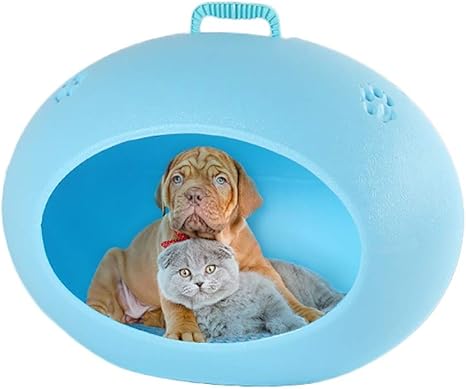 Amazon.co.jp: ペットハウス 屋外のポータブル防雨猫と犬の犬小屋