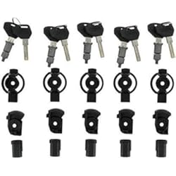 Fijaciones Para Maletas Givi Givi SL105 - Juego de Cerradura de Seguridad con Llave Negra