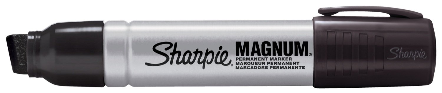 2 Pack Sharpie 44101 Sharpie Magnum Permanent Marker Black