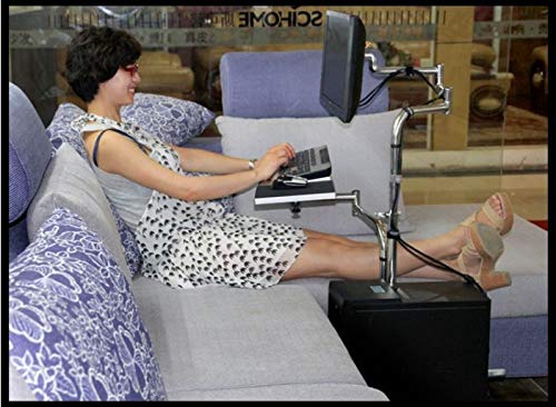 MagicHold Height Adjusting Sit Stand Computer,Monitor,Laptop,Tablet for Bed Office Stand Mount Workstation - Thumbnail 3
