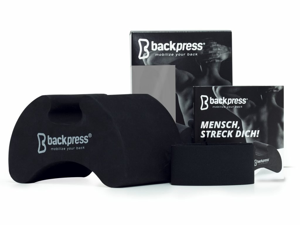 backpress (Black) - The Original Physical Therapeutic Device to improve alignment, release blockages and prevent chronic back pain.